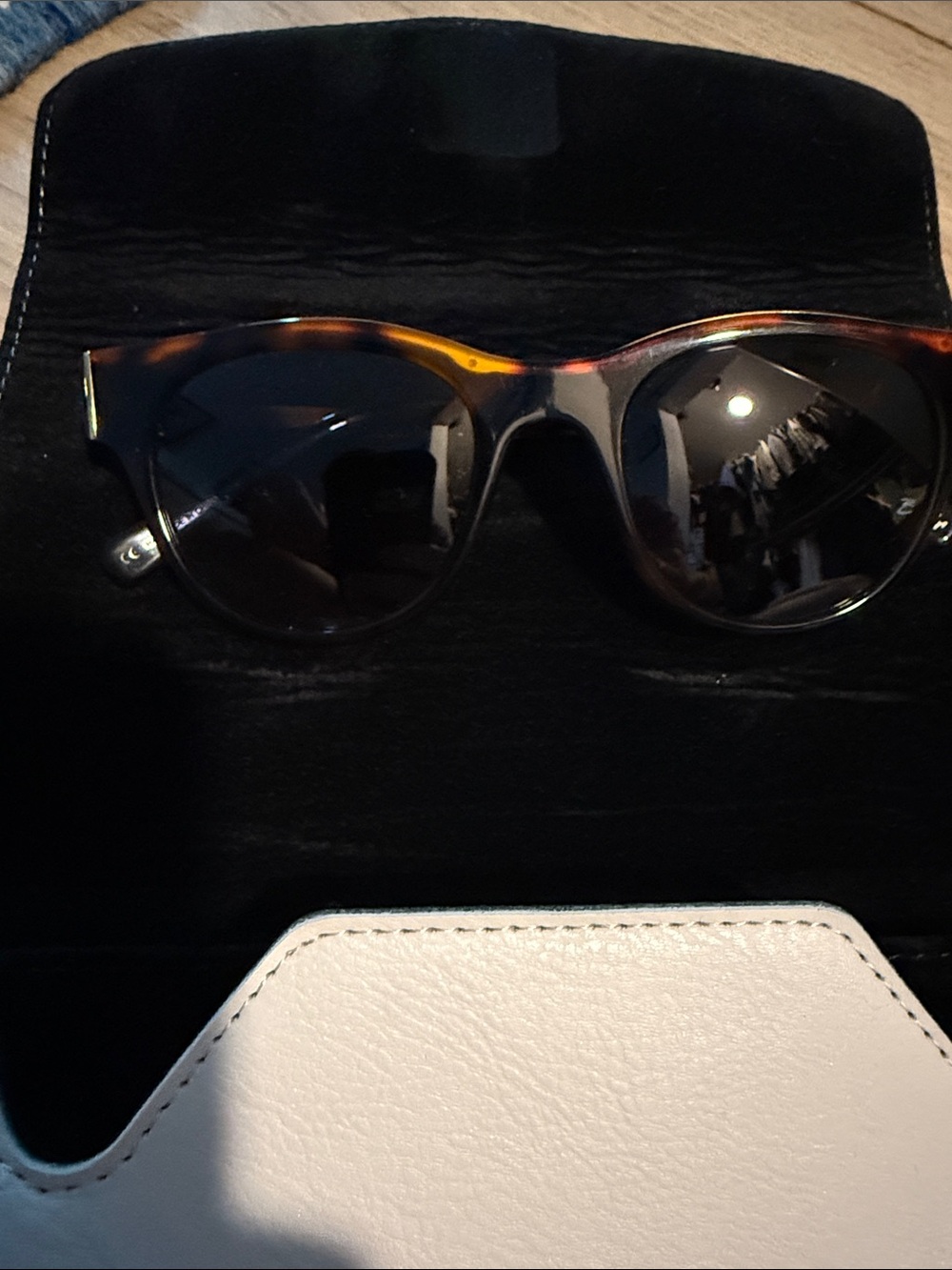 Elizabeth and James Blair Tortoiseshell Round Sunglasses cat eye style